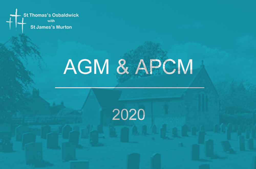 Annual General and Annual Parochial Church Meetings 2020