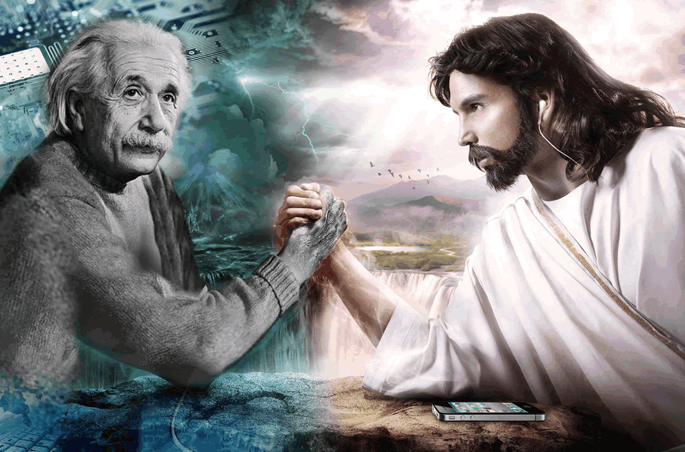 Science and faith side-by-side